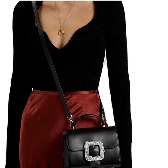 Kate Spade Lovitt Crystal Buckle Leather Purse - Picture 5 of 6